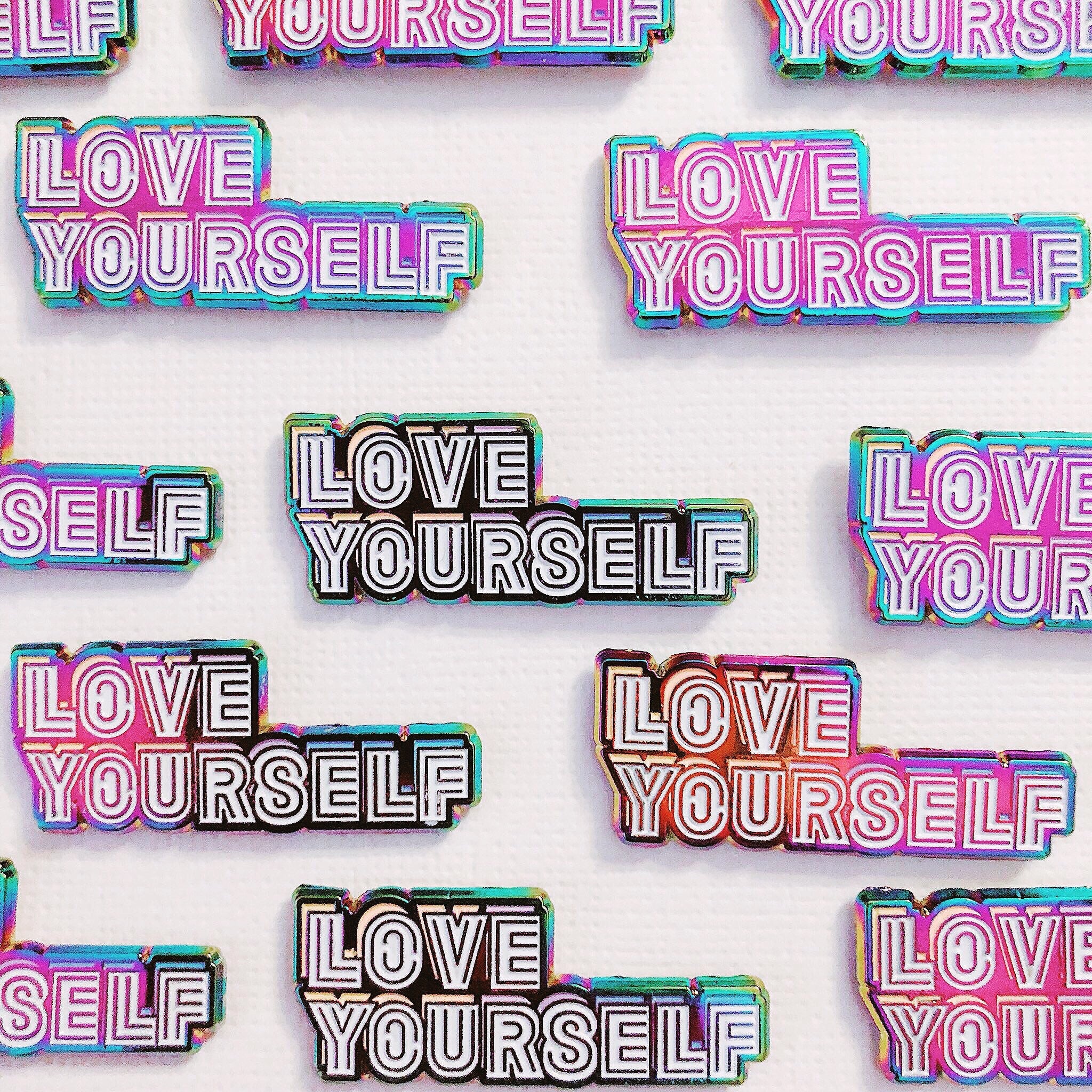 'Love Yourself' Enamel Pin