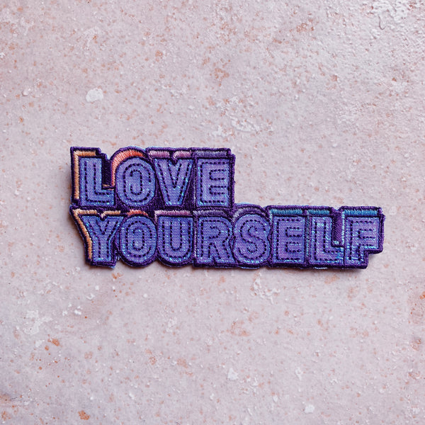 ‘Love Yourself’ Iron On Patch